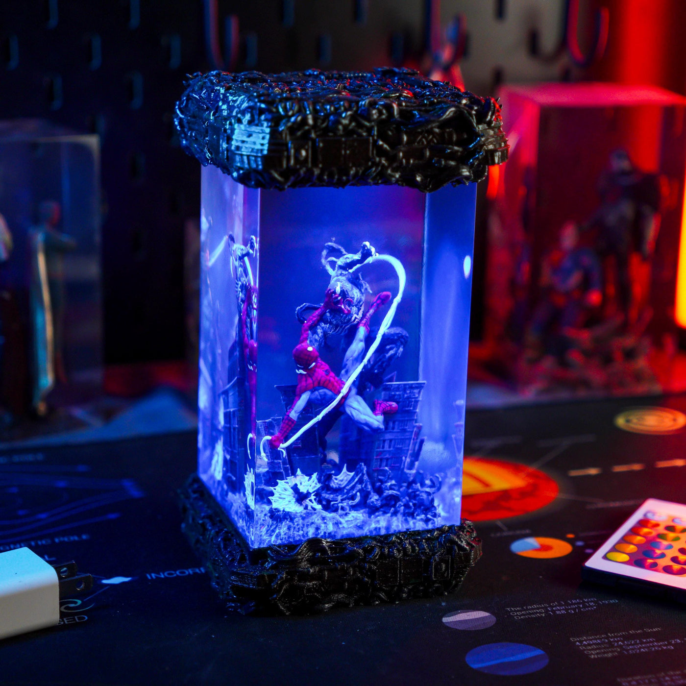 Superhero Epoxy Resin Lamp 3