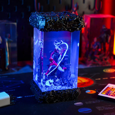 Superhero Epoxy Resin Lamp 3