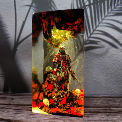 Dark Fantasy Warrior Resin Lamp