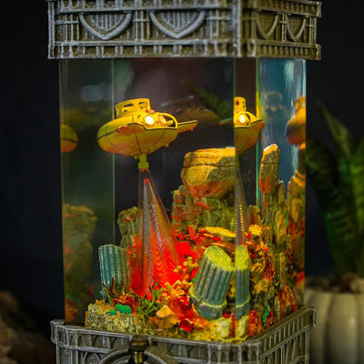 The Atlantis City Resin Lamp