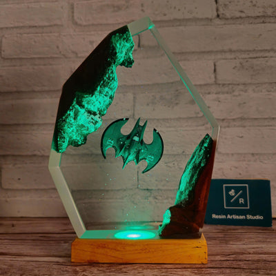 Batwing Resin Lamp