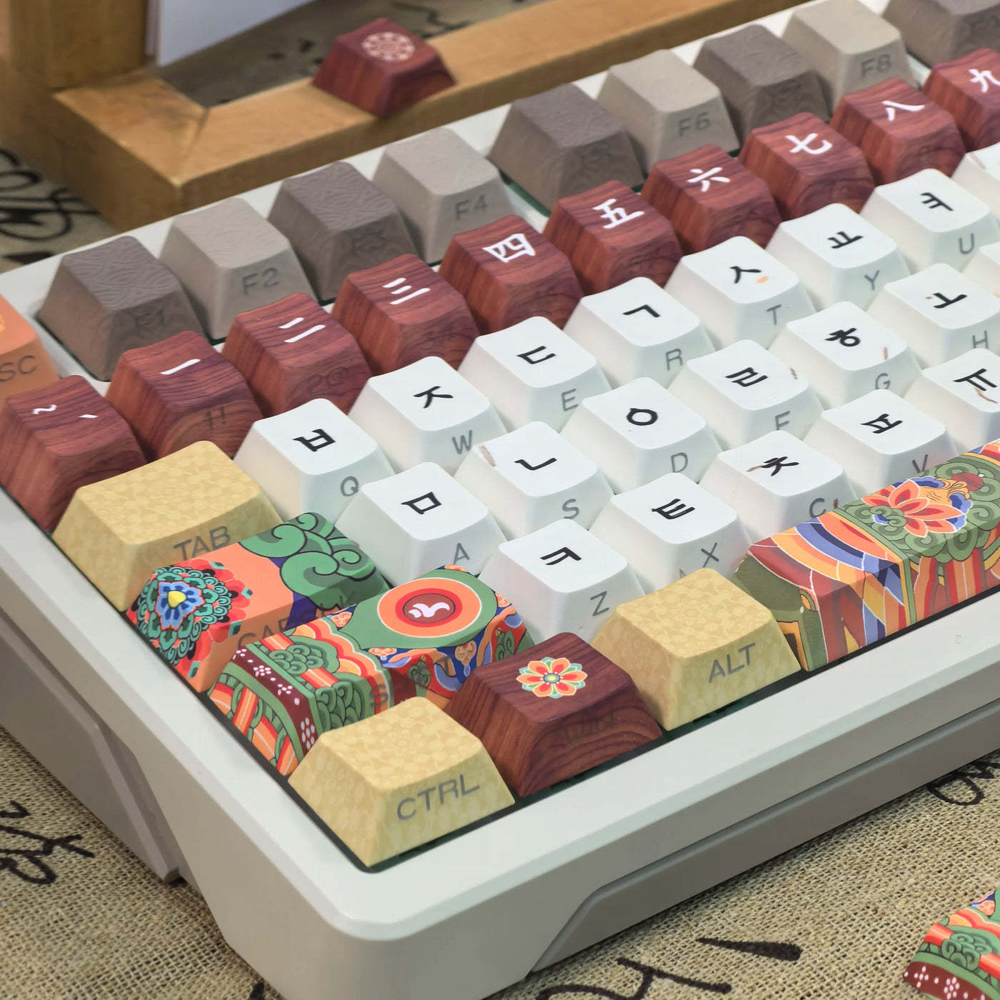 Retro Korean Keycap Set