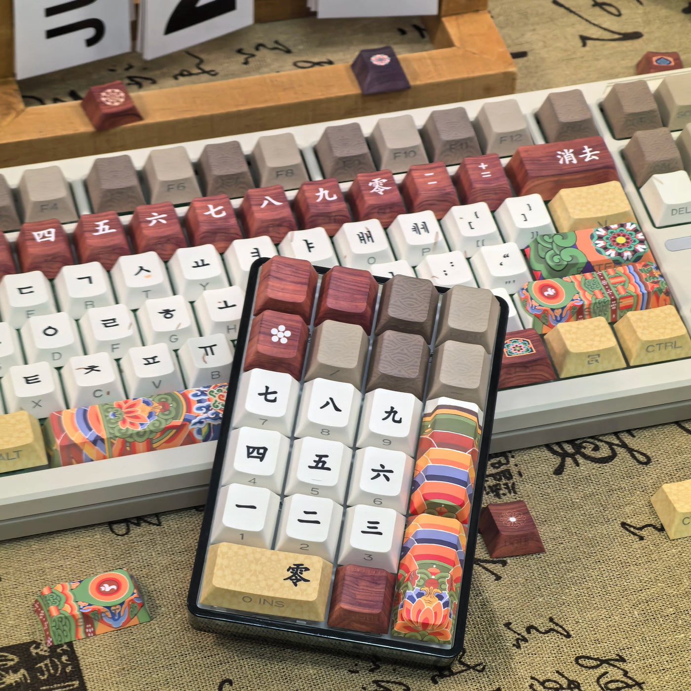 Retro Korean Keycap Set