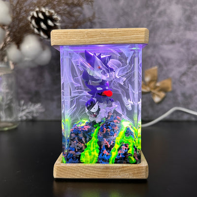 Custom Gengar Resin Lamp 2