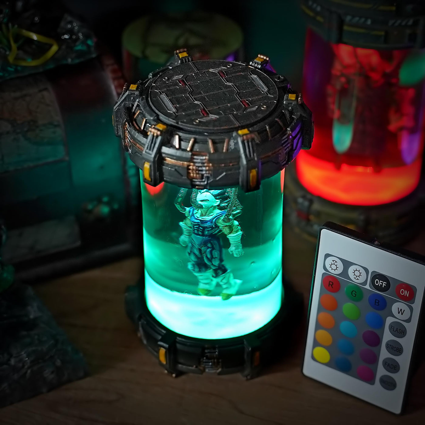 Anime character resin lamp