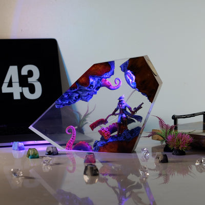 Bloodborne Hunter Resin Lamp