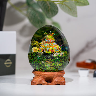 Dah Hesho Shrine Resin Lamp