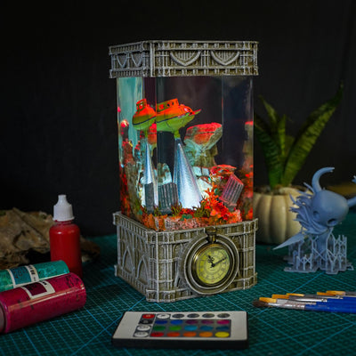 The Atlantis City Resin Lamp