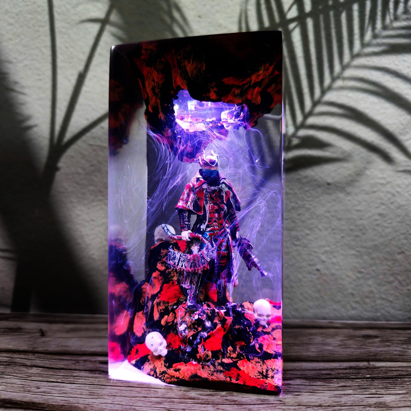 Dark Fantasy Warrior Resin Lamp