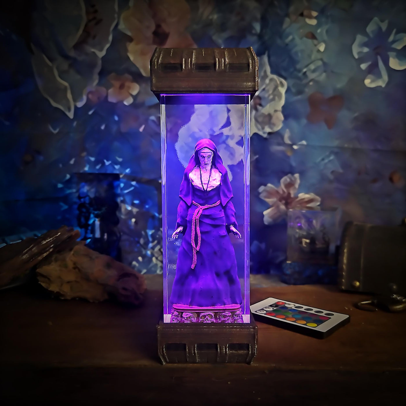 The Nun Resin Lamp