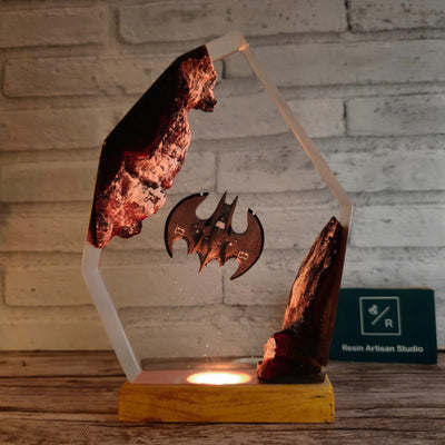 Batwing Resin Lamp