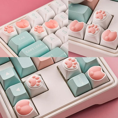 3D Cute Soft Cartoon Keycaps