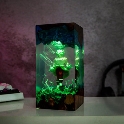 Saiyan Super Hero Broly Resin Lamp
