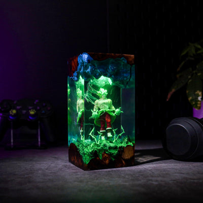 Saiyan Super Hero Broly Resin Lamp