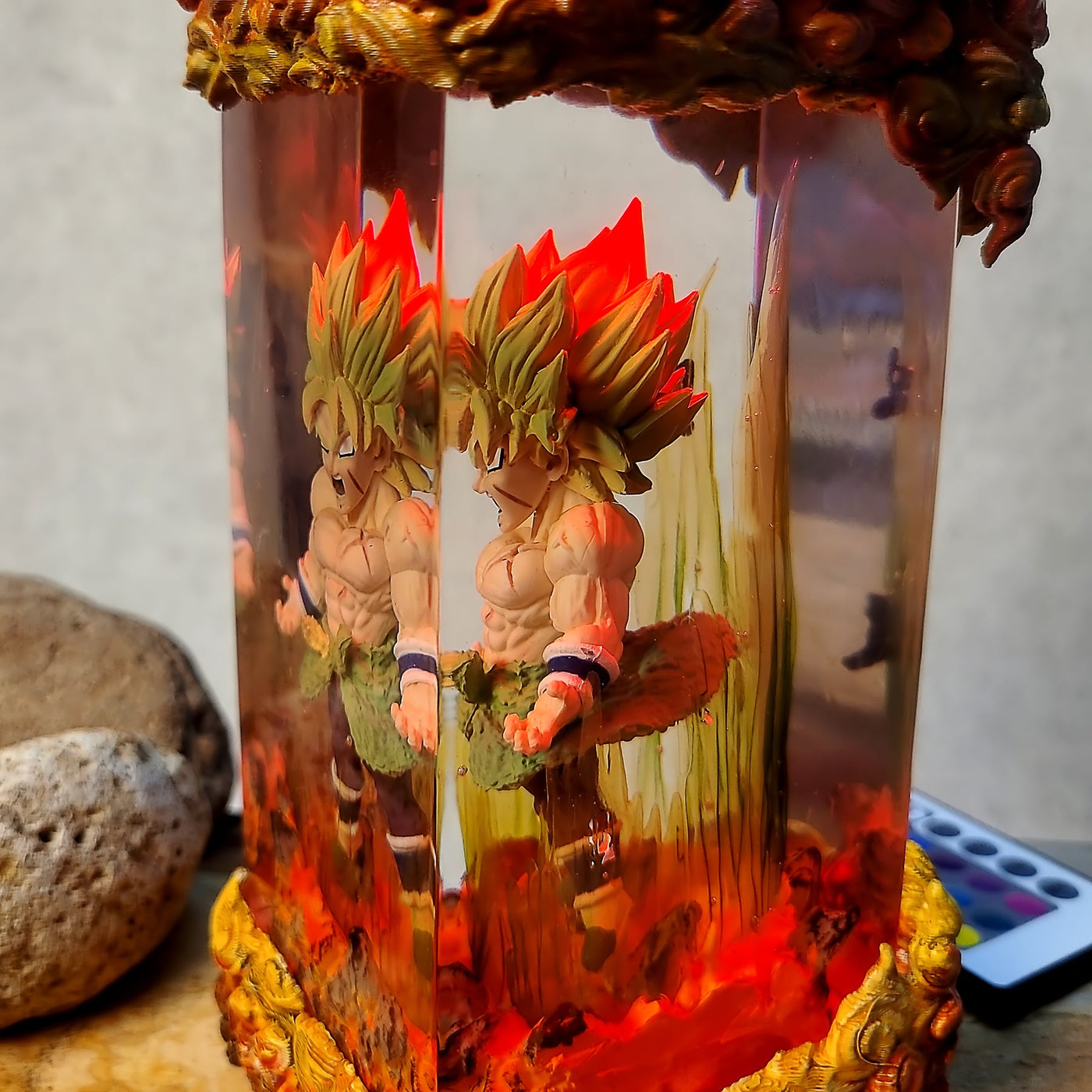 Dra.gon Ball Bro.ly Chibi Resin Lamp