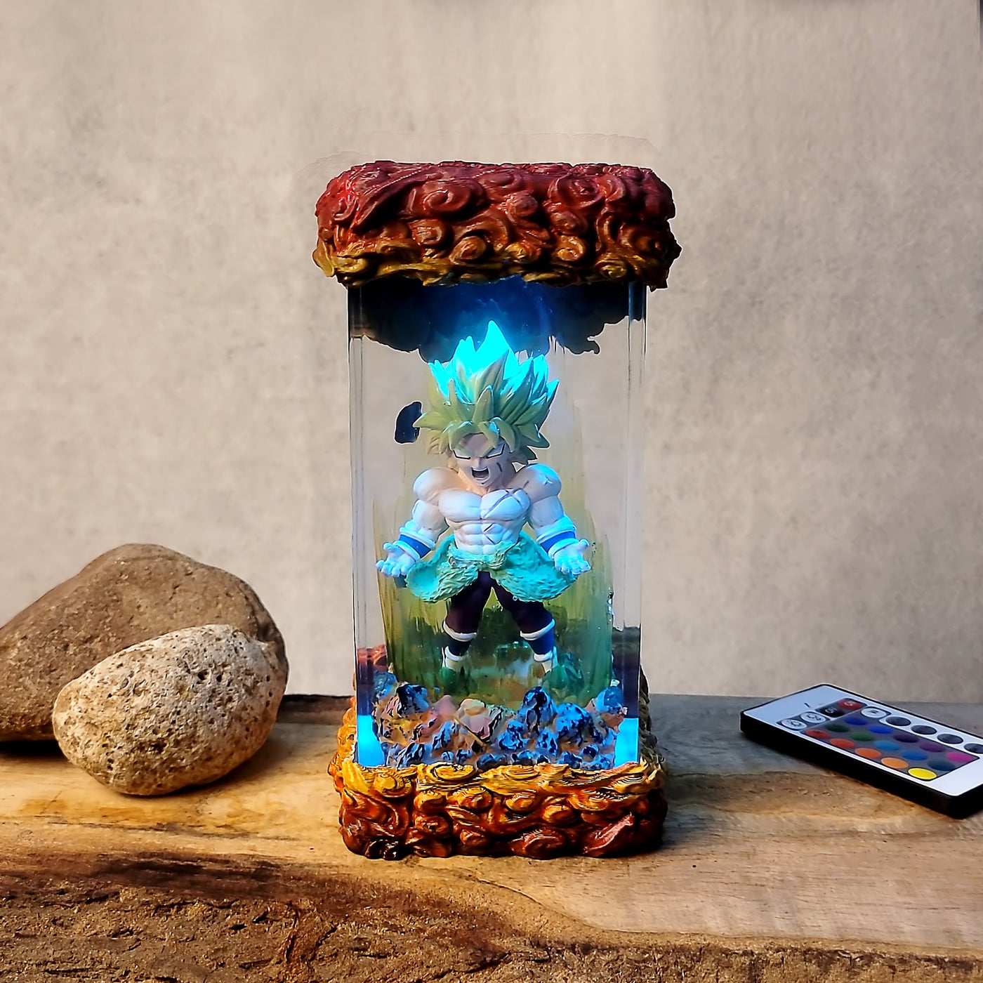 Dra.gon Ball Bro.ly Chibi Resin Lamp