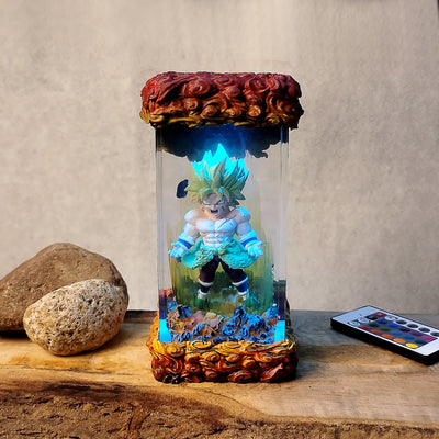 Dra.gon Ball Bro.ly Chibi Resin Lamp