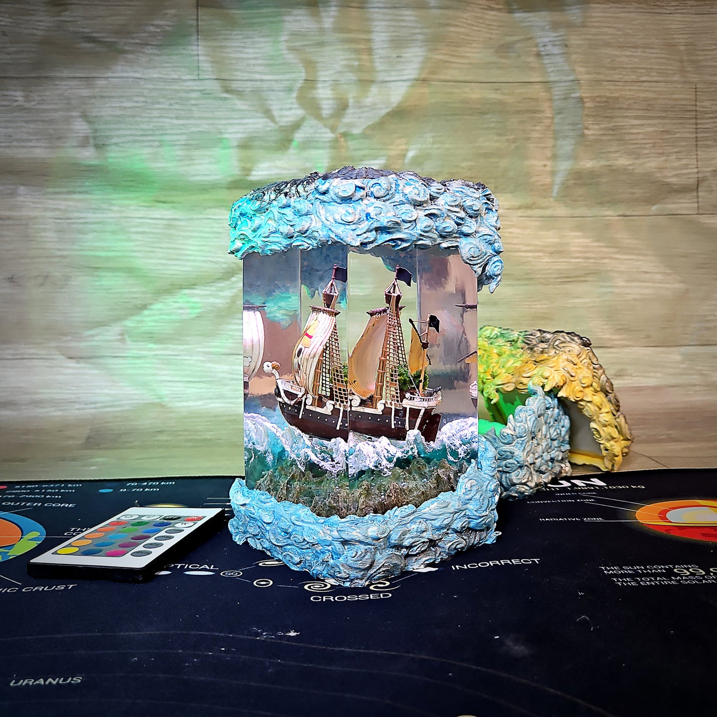 Going Merry On.e Pie.ce Resin Lamp