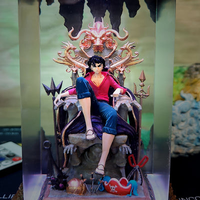 Luffy on Throne One Piece Resin Lamp