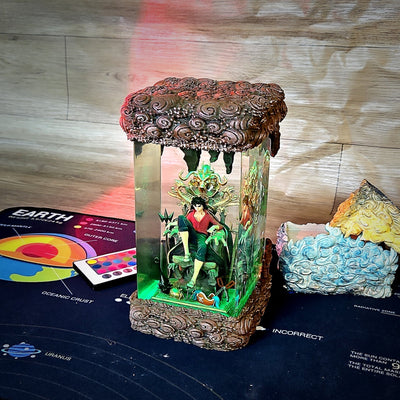 Luffy on Throne One Piece Resin Lamp