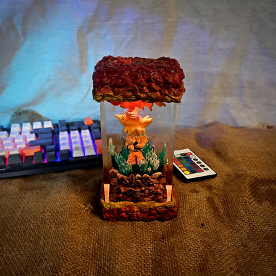 Dra.gon Ball Go.ku Chibi Resin Lamp