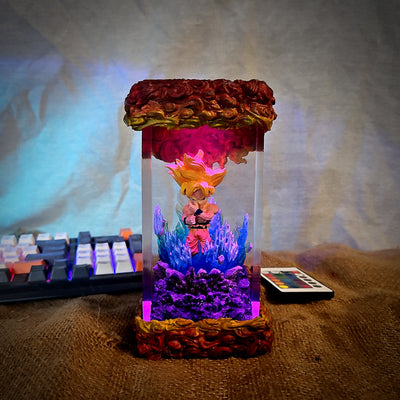 Dra.gon Ball Go.ku Chibi Resin Lamp