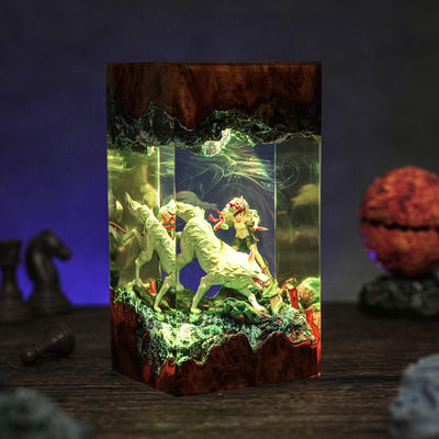 Princess Mononoke Resin Lamp 2