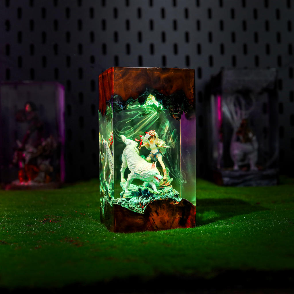 Princess Mononoke Resin Lamp 2