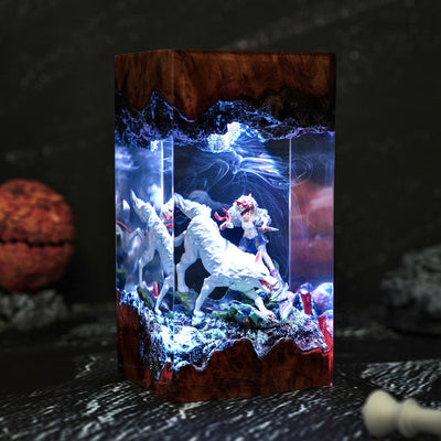 Princess Mononoke Resin Lamp 2