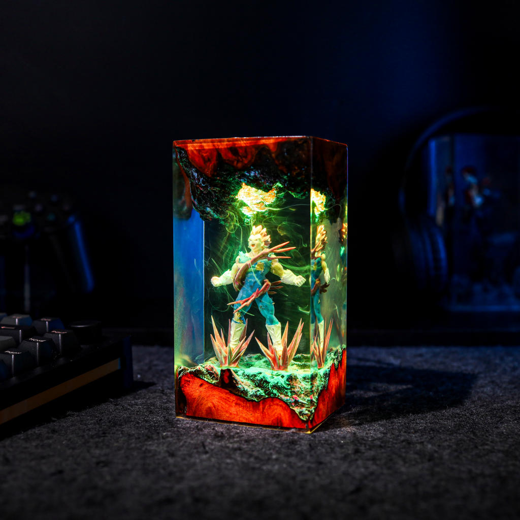 Vegeta’s Power Epoxy Night Lamp