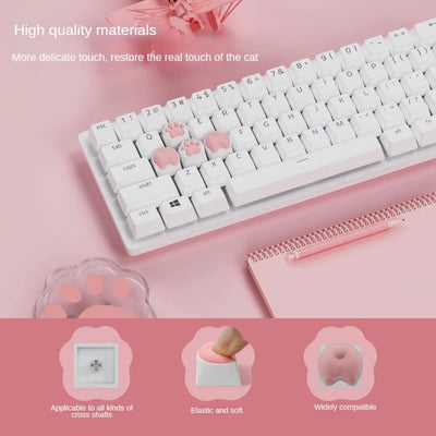 3D Cute Soft Cartoon Keycaps