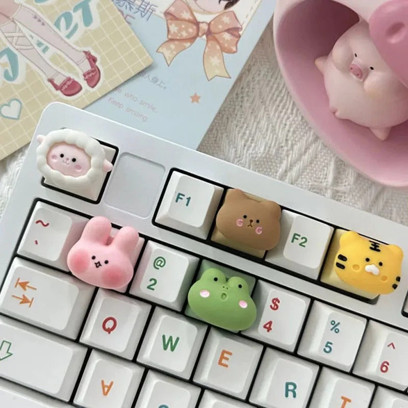 Little Bear Cartoon Anime Keycaps