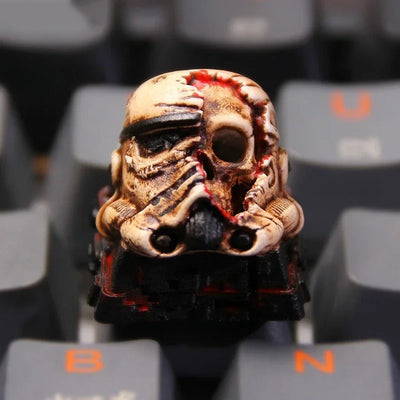 Battle-damaged Skull Keycap