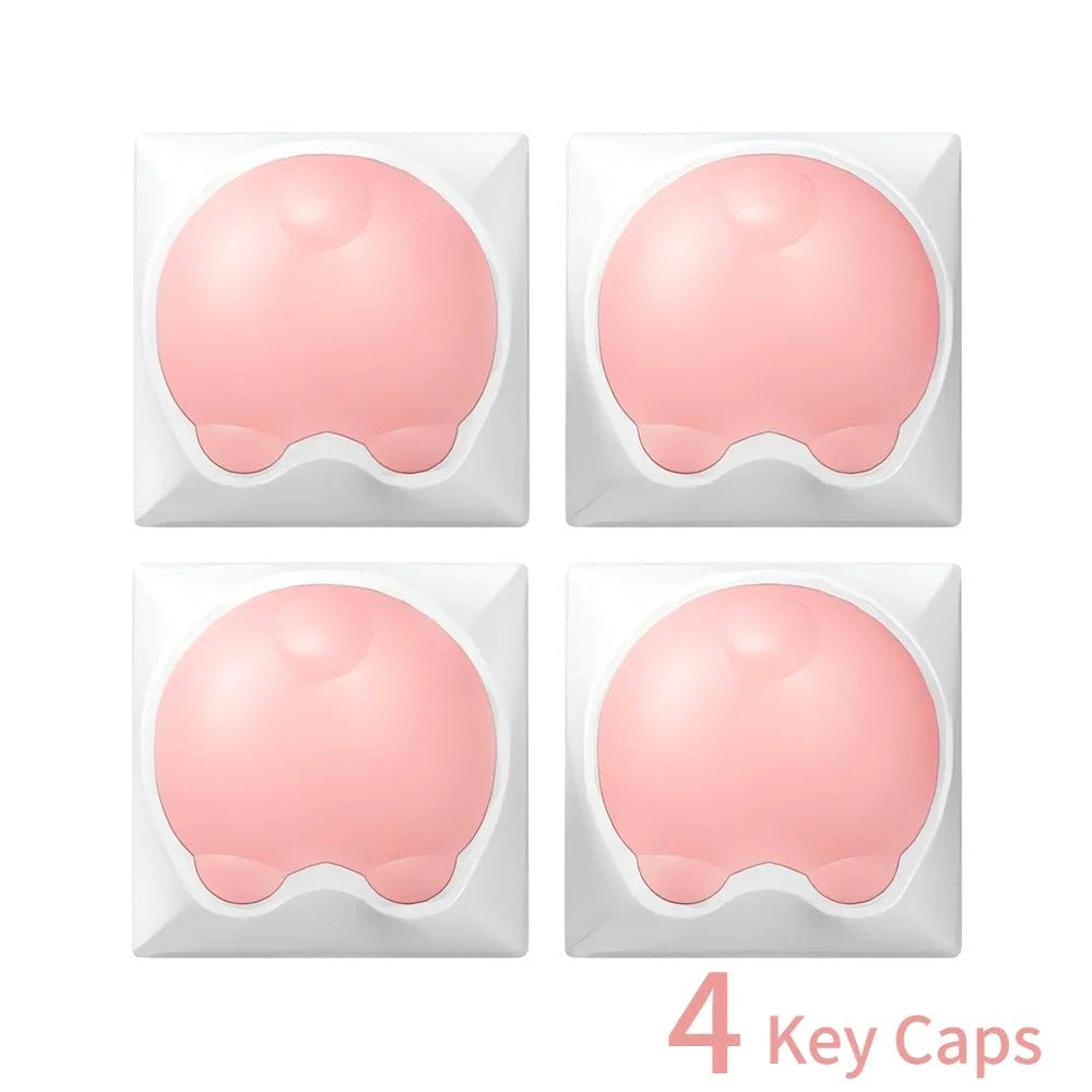 3D Cute Soft Cartoon Keycaps