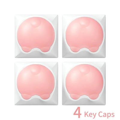 3D Cute Soft Cartoon Keycaps