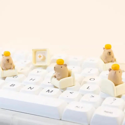 Kawaii Capybara Keycaps Cute