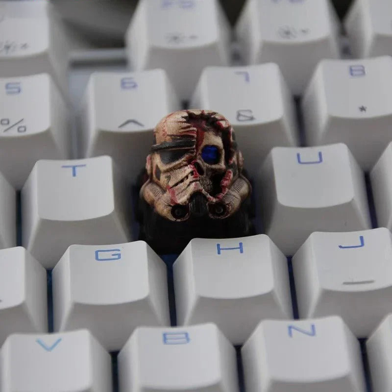 Battle-damaged Skull Keycap