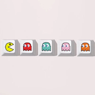 5pcs PacMan Keycaps