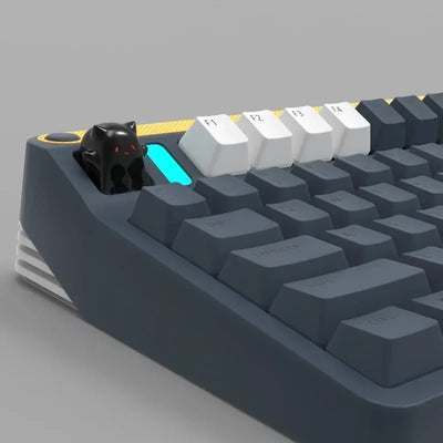 Cute Animal Keycaps Ghost Cat