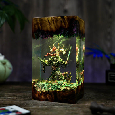 Chaos Space Marines Warhammer Lamp