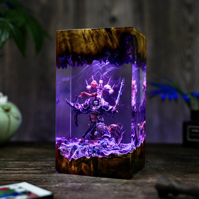 Chaos Space Marines Warhammer Lamp