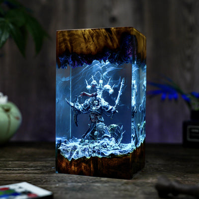 Chaos Space Marines Warhammer Lamp