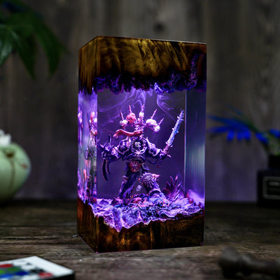 Chaos Space Marines Warhammer Lamp