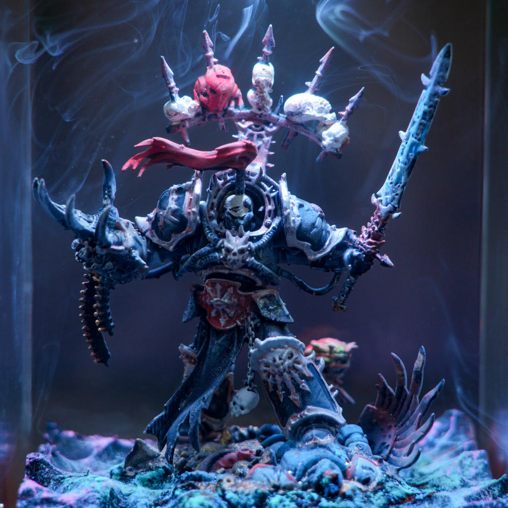Chaos Space Marines Warhammer Lamp