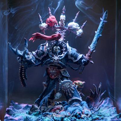 Chaos Space Marines Warhammer Lamp