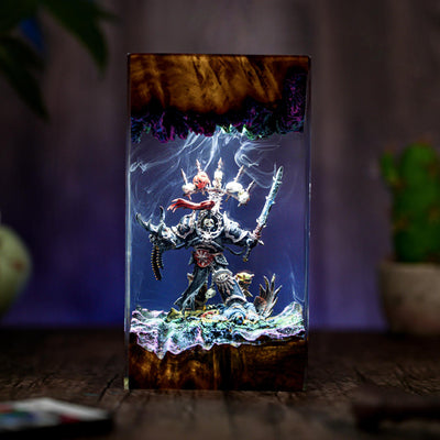 Chaos Space Marines Warhammer Lamp