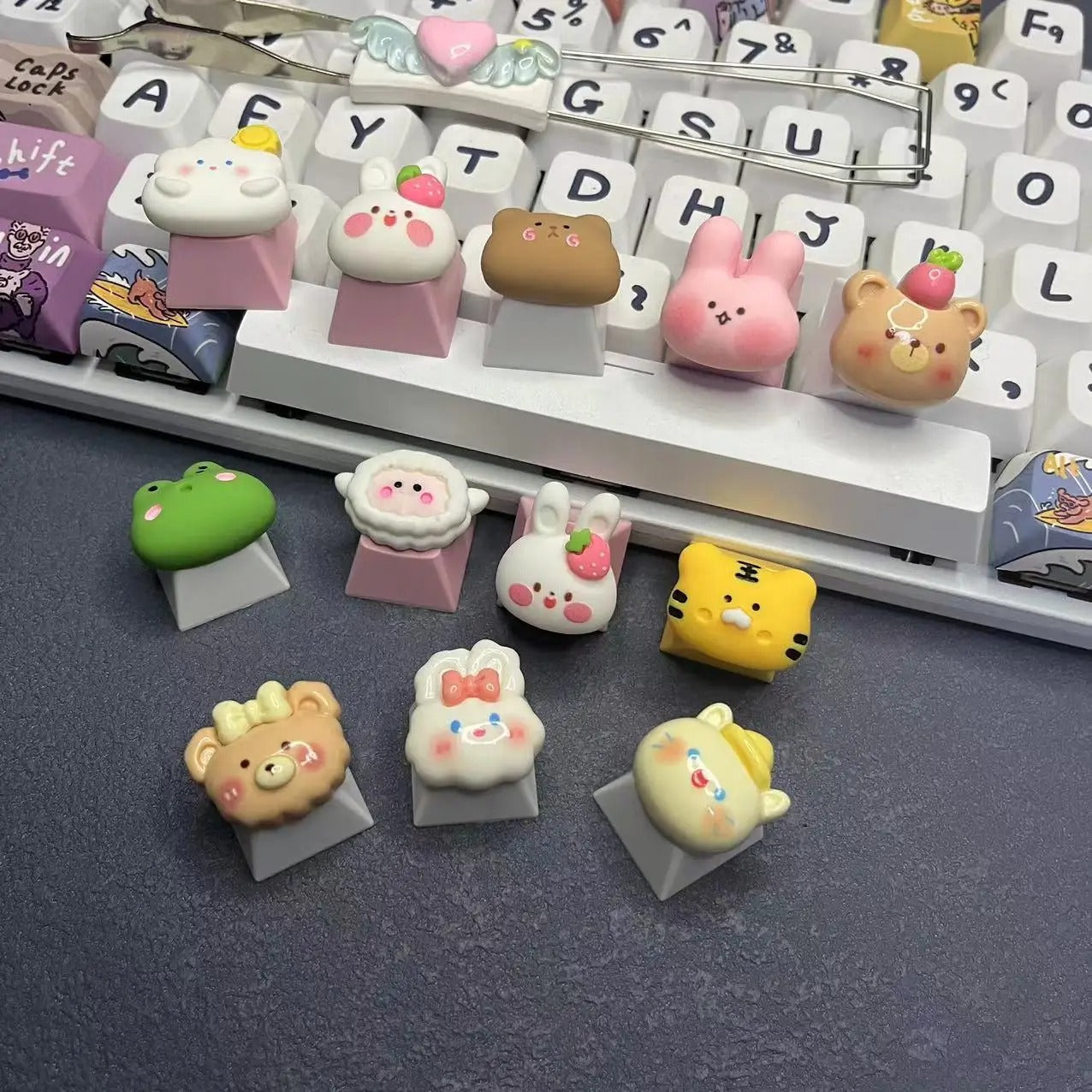 Little Bear Cartoon Anime Keycaps