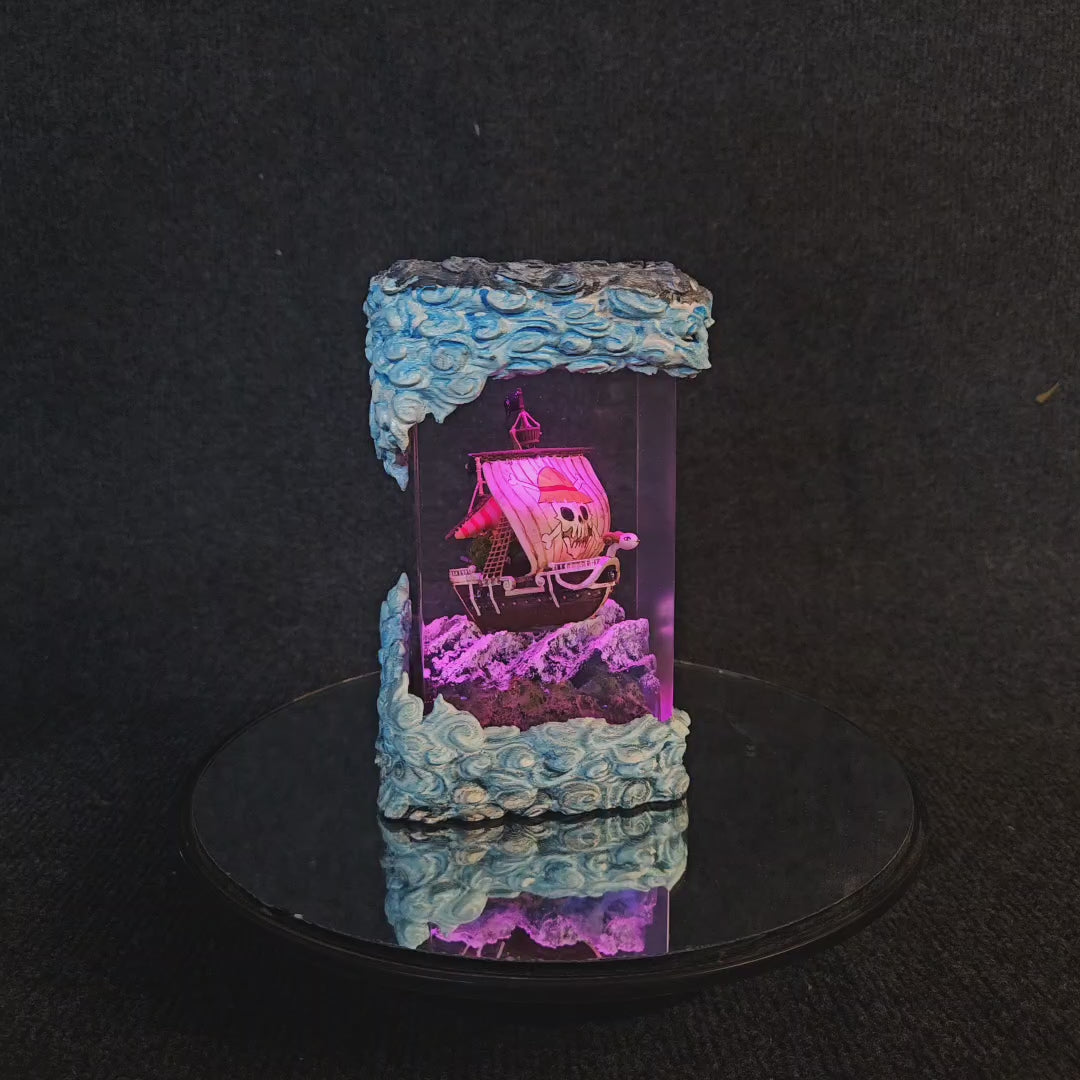 Going Merry One Piece Resin Lamp