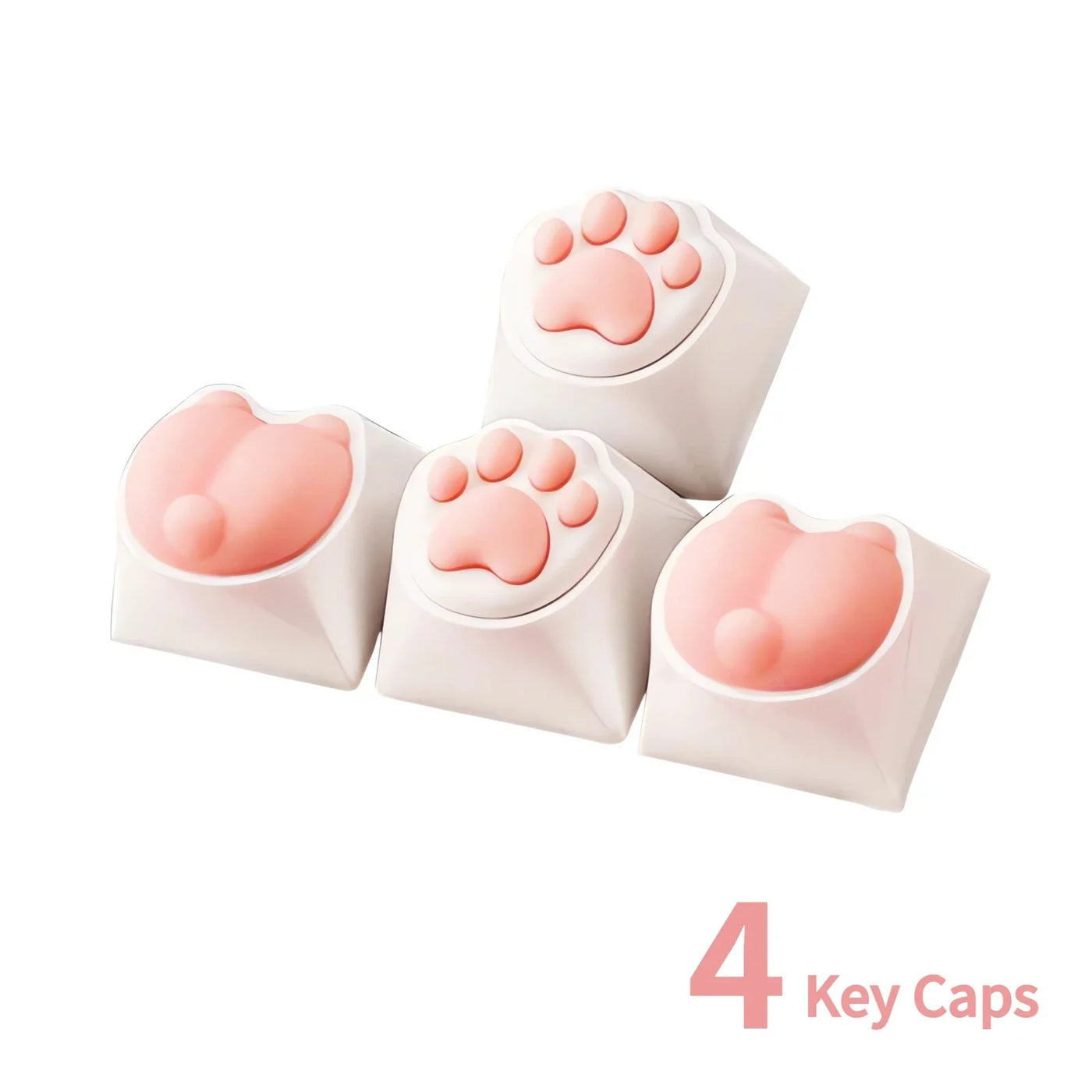 3D Cute Soft Cartoon Keycaps