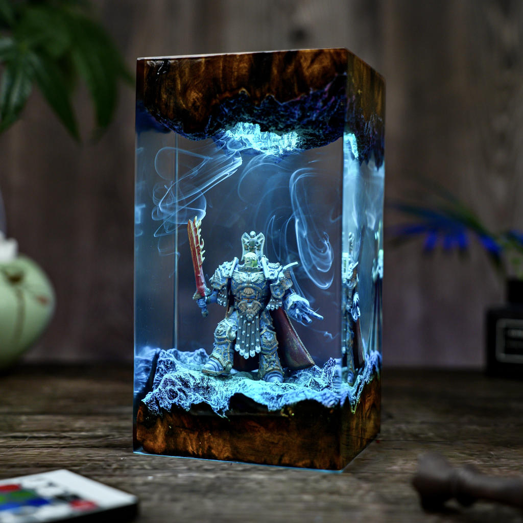 Emperor of The Mankind Warhammer Lamp